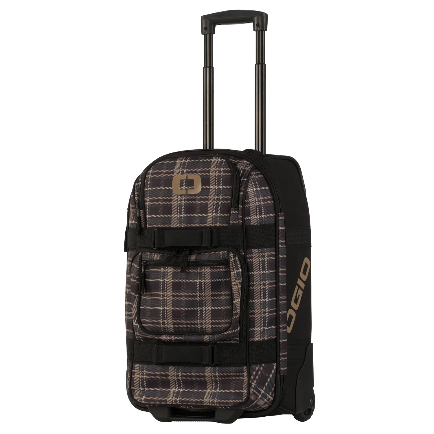 ONU 22 TRAVEL BAG - PLAIDLEY TAN/BLACK - Image 4